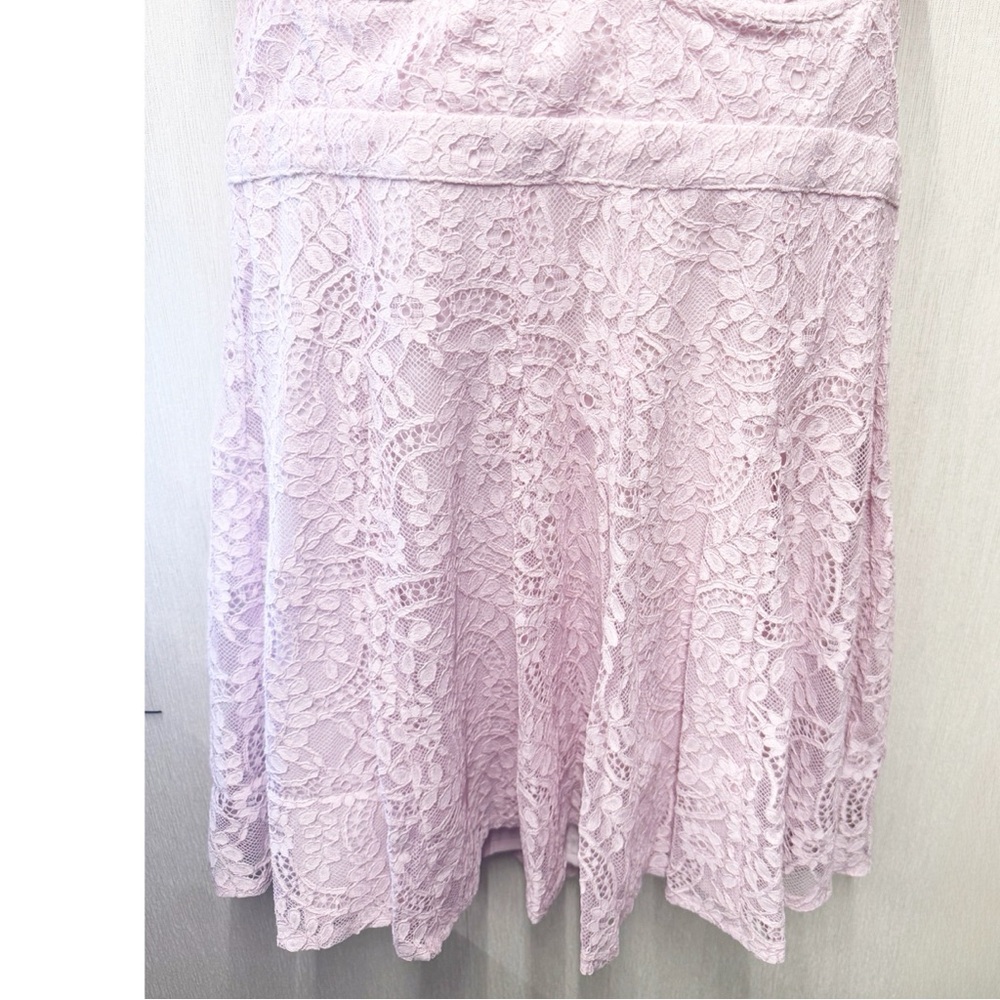 NWT For Love & Lemons Carmela Mini Pink Lace Halter Dress, Size‎ Large - Picture 5 of 11